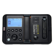 An image of the top of the power pack from the Godox AD1200Pro TTL Battery Flash Power Pack Kit. There is a screen, some buttons and a carry handle.