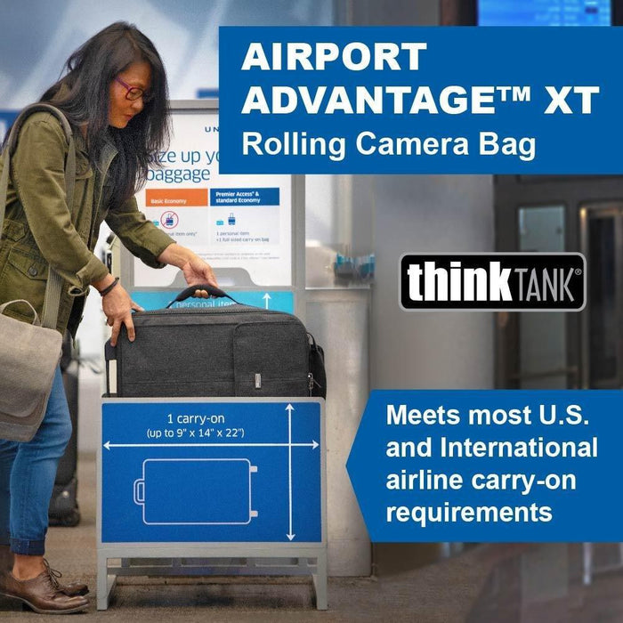 Think Tank Airport Advantage XT Rolling Camera Bag Graphite